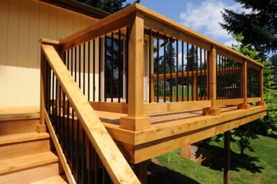 4 4-pc. Porch Rail System, Cedar